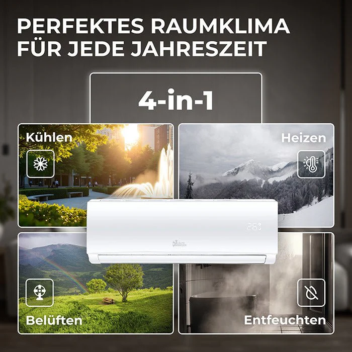 Kältebringer® Multisplit Klimaanlage Duo - 18.000 BTU (5,2kW) - 2 Innengeräte - Image 4