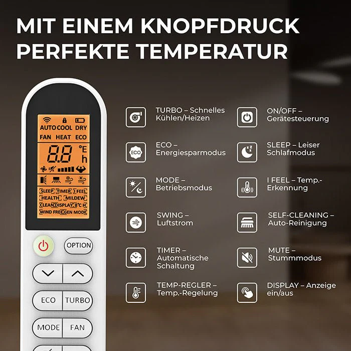 Kältebringer® Multisplit Klimaanlage Duo - 18.000 BTU (5,2kW) - 2 Innengeräte - Image 6