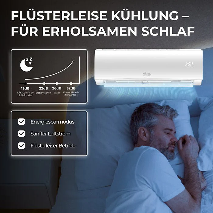 Kältebringer® Multisplit Klimaanlage Duo - 18.000 BTU (5,2kW) - 2 Innengeräte - Image 7