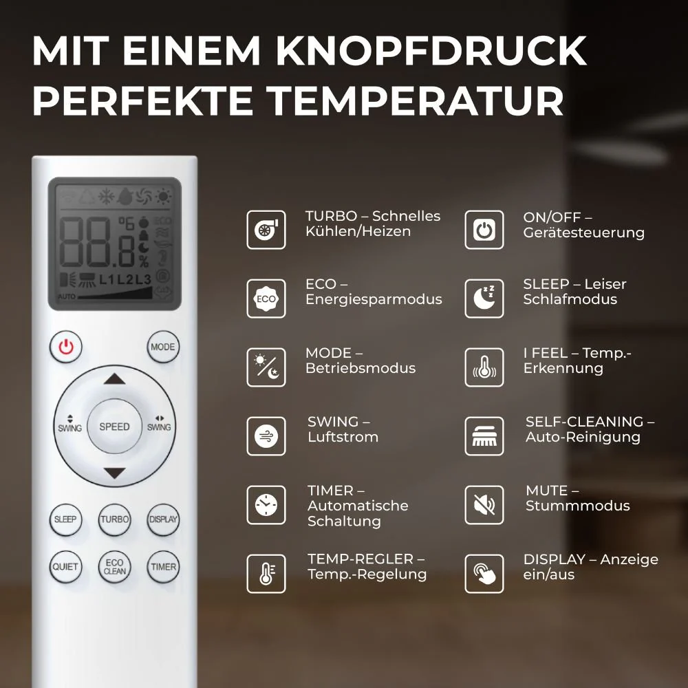 Kältebringer R290 A+++ Split Klimaanlage 18.000 BTU (5,4kW) - Image 5