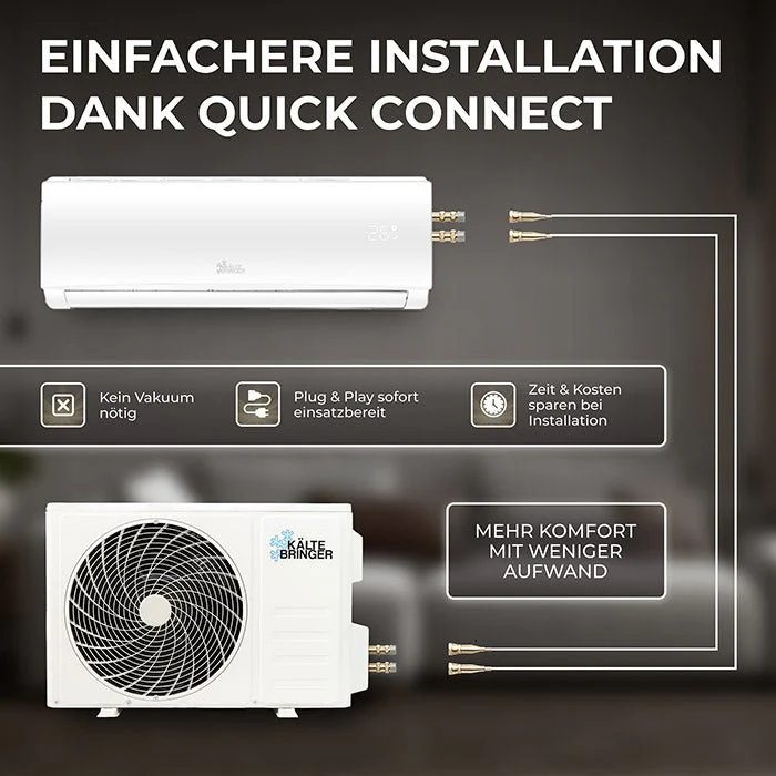 Kältebringer® Split Klimaanlage Quick Connect 18.000 BTU (5,1kW) Komplettset - Image 8